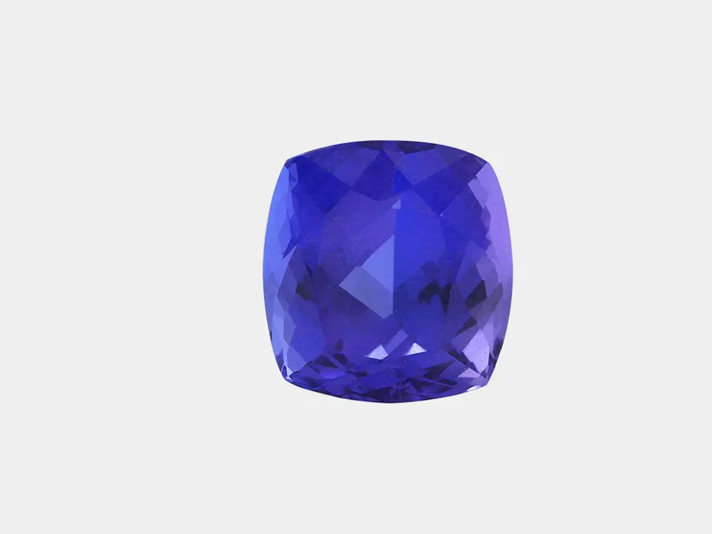 The cushion heart and hexagon gemstones by the Tanzanite Experience